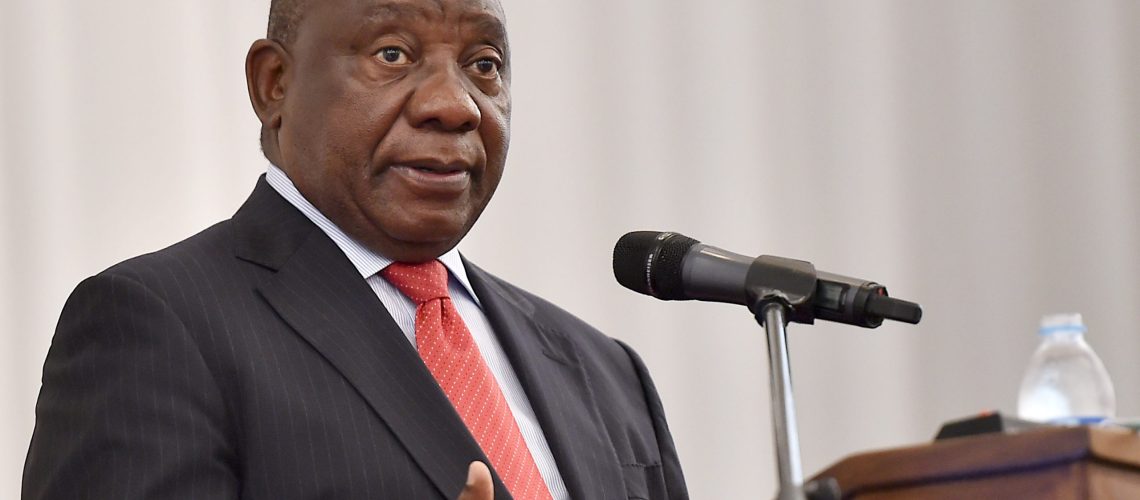 President Cyril Ramaphosa during the official opening of the 3rd Basic Education Lekgotla at Birchwood Hotel in Boksburg. 21/01/2019 Kopano Tlape GCIS